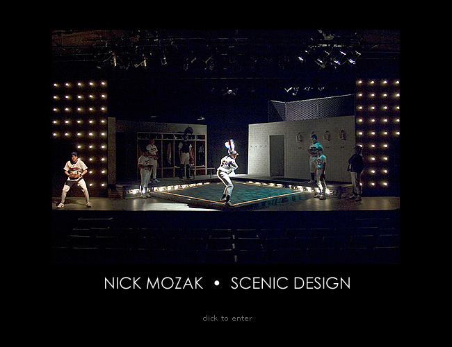 Nick Mozak, Scenic Designer